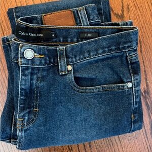 Calvin Klein Vintage Jeans Women's Blue Boot/Flare Cut size 8